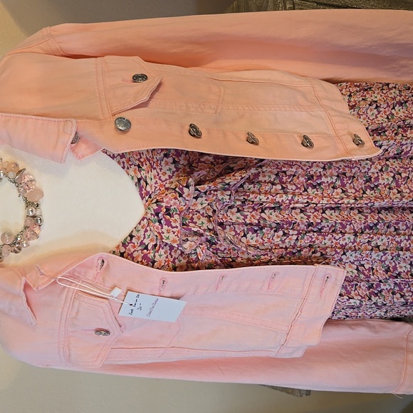 Chic Floral Maxi Dress in Pink and Purple New - Picture 17 of 17